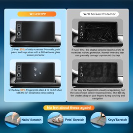 For 2025 Acura Integra Screen Protector - 2023~2025 Integra (A-Spec with Technology Package) 9 inch Touchscreen [ClearMatAG+] 2023~2025 Integra Accessories Anti Glare 9H Hardness Tempered Glass