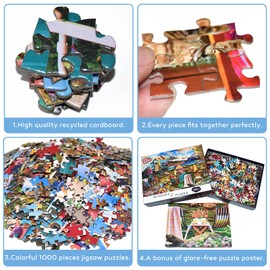 Wild Camping Puzzle 1000 Pieces Adult Glamping Puzzle Adult 1000 Pieces Puzzle Gift Ideas