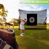 Golf Target Cloth for Net Replacement，Golf Hitting Net Target 5x4