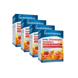 Klosterfrau Hot Pomegranate Sea Buckthorn | Immune & Defense | 4 x 10 Servings of 15 g