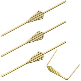 Chandelier Connector Clip ITROLLE 200PCS 45mm Stainless Steel Chandelier Lamp Bow Tie Connectors Chandelier Replacements Chandelier Bowtie Pin Golden