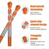 Hniuyun 10Pcs Multifunctional Drill Bits Set, Masonry bit bit with