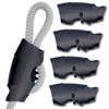 Toldoro Super Sharky Rope Clamp 8 mm Pack of 4