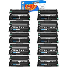 Cruxer Compatible Drum Unit Replacement for DR820 DR-820 use for HL-L6200DW HL-L6250DW HL-L6300DW HL-L6400DW L5850DW MFC-L6750DW MFC-L6900DW DCP-L5650DN Printer (Black, 10-Pack)