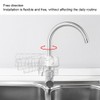2Pcs Faucet Storage Rack Stainless Steel Sink Caddy Organizer Soap