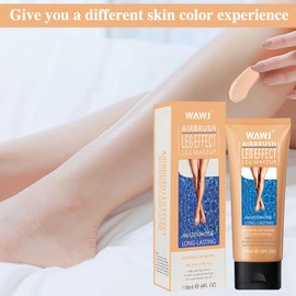 WAWJ® Bein Make Up Wasserfest, Leg Makeup Waterproof No Transfer, wasserdichte Grundierung für Körper-Make-up, zur Krampfadern Abdeckcreme (Wheat, 118ml)