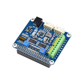 2 Channel Stepper Motor Driver Expansion Board HAT for RPI Raspberry Pi Raspberry Pi Zero 2 W WH Zero 3 4 Model B 4GB 8GB 3B 4B Jetson Nano 2GB B01