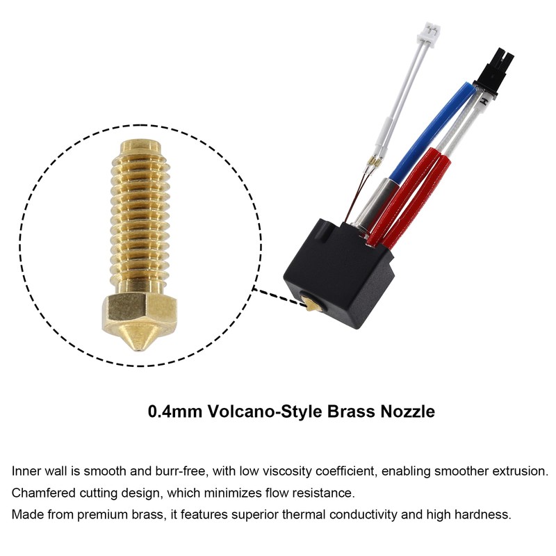 Kobra 2 Hotend Upgrade Kit, 3D Printer V5 J-Head Kobra