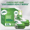 Adult Wipes For Elderly - 8"x13" 240ct (4 Packs of
