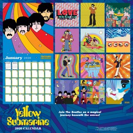 2026 The Beatles: Yellow Submarine Wall Calendar
