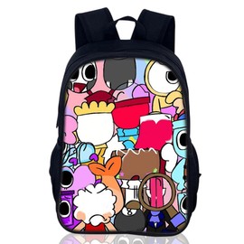 BZQCPLX Cartoon Game Backpack,Dandy Kids Backpacks,Dandy Themed Backpack,Suitability for Elementary and Middle School Students and Game Fans,Back to School Gifts