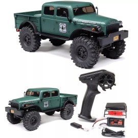 Axial AXI00007T2 1/24 SCX24 Dodge Power Wagon 4WD Rock Crawler Brushed RTR Green