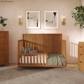 Evolur Flynn Toddler Guard Rail in Sedona – Fits Flynn 5-in-1 Convertible Crib