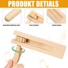 Esshogo Pack of 2 Wooden Ratchet Sound Maker, Wooden Ratchet,