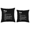 Ilias Name Definition Funny Dictionary Throw Pillow
