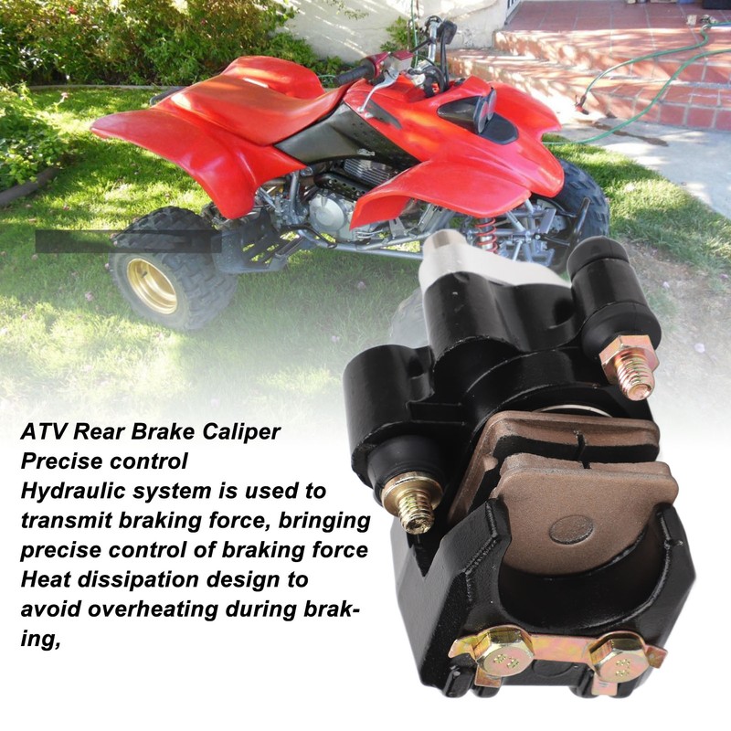 ATV Rear Brake Caliper Hydraulic Accurate Control Metal Rear Brake