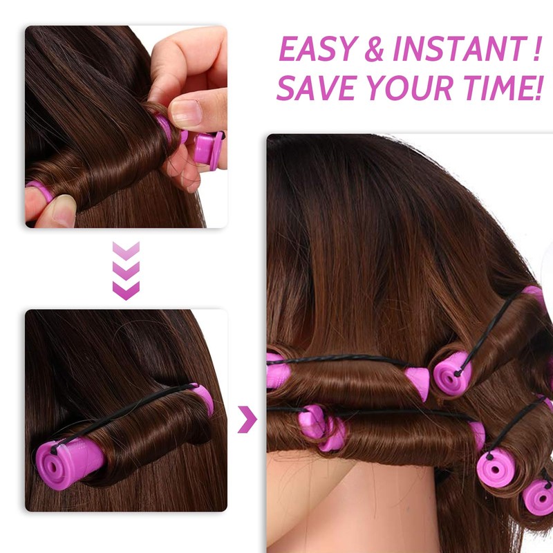 Pack of 30 Medium Perm Rollers, 0.75 Inch Perm Set