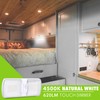 Leisure LED 5-Pack RV LED Ceiling Double Dome Light Fixture