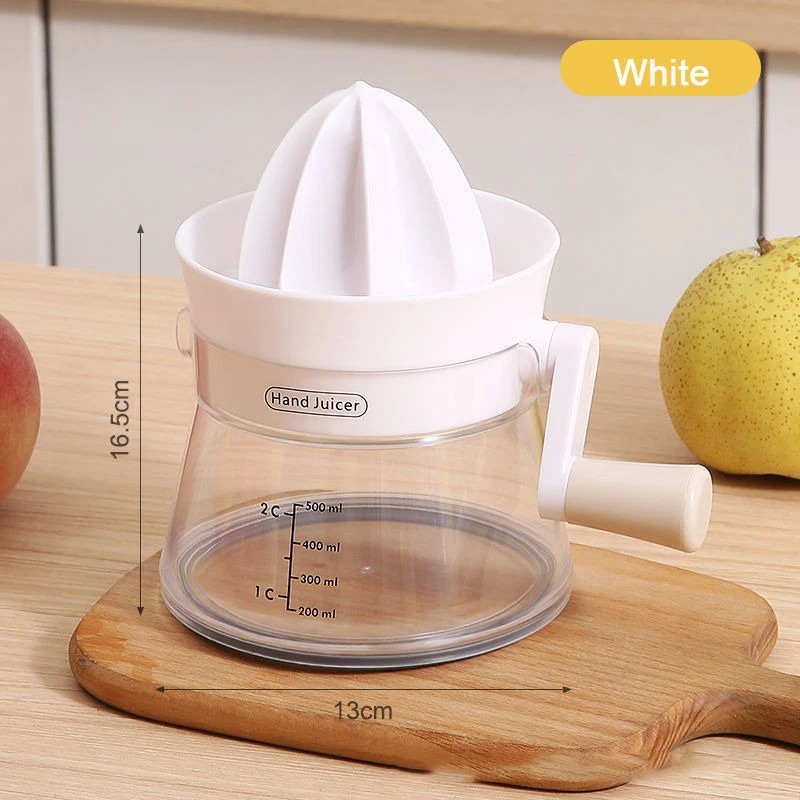 Manual Citrus Juicer for Fresh Juice – Hand-Crank Orange &
