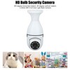 1080P Bulb Security Cameras Wireless 2.4GHz WiFi Full Color Light