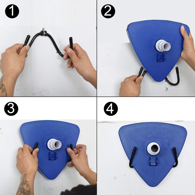 YYST Pool Tool Organizer Holder Pool Cleaning Accessory Organizer Holder