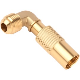SISABAMA 3/8" Propane Elbow Adapter for Blackstone Low Pressure Male Flare RV Propane Elbow Adapter Fitting for Blackstone Tabletop Camping Grill 17in and 22in Gas Griddle
