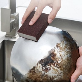 Heavy-Duty Kitchen Scrubber for Pots & Pans - Rust & Burnt Mark Remover 10 pcs 10ea