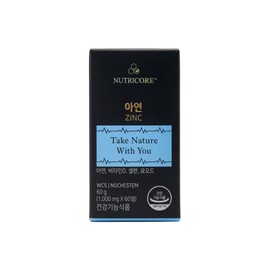 1 Nutricore Zinc 60 tablets / 뉴트리코어 아연 60정 1개