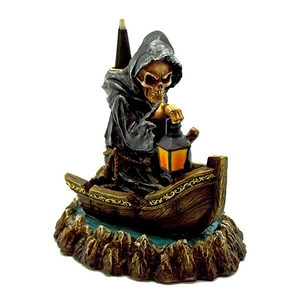 Fantasy Gifts Grim Reaper Soul Deliverer Backflow Incense Burner -