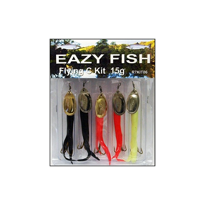 Eazy Fish KIT Assortment of FLYING C Lures - Assorted