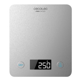 CookCOntrol 10000 Kitchen Scales with App Connection, Stainless Steel Processing, Printing Weight from 1 g to 5 kg, LCD Screen, Extra Flat Design, Anti-Fingerprint Coating