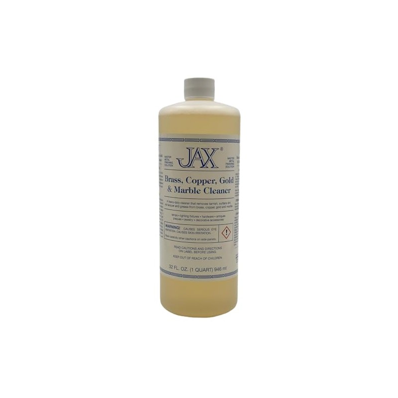JAX Brass, Copper, Gold & Marble Cleaner - Metal Finishing