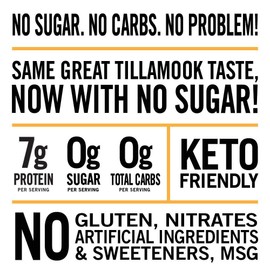 Tillamook Country Smoker Zero Sugar Original Keto Friendly Smoked Sausages, 10 Ounce