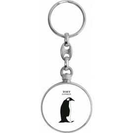 Toff London Penguin Bird Keyring