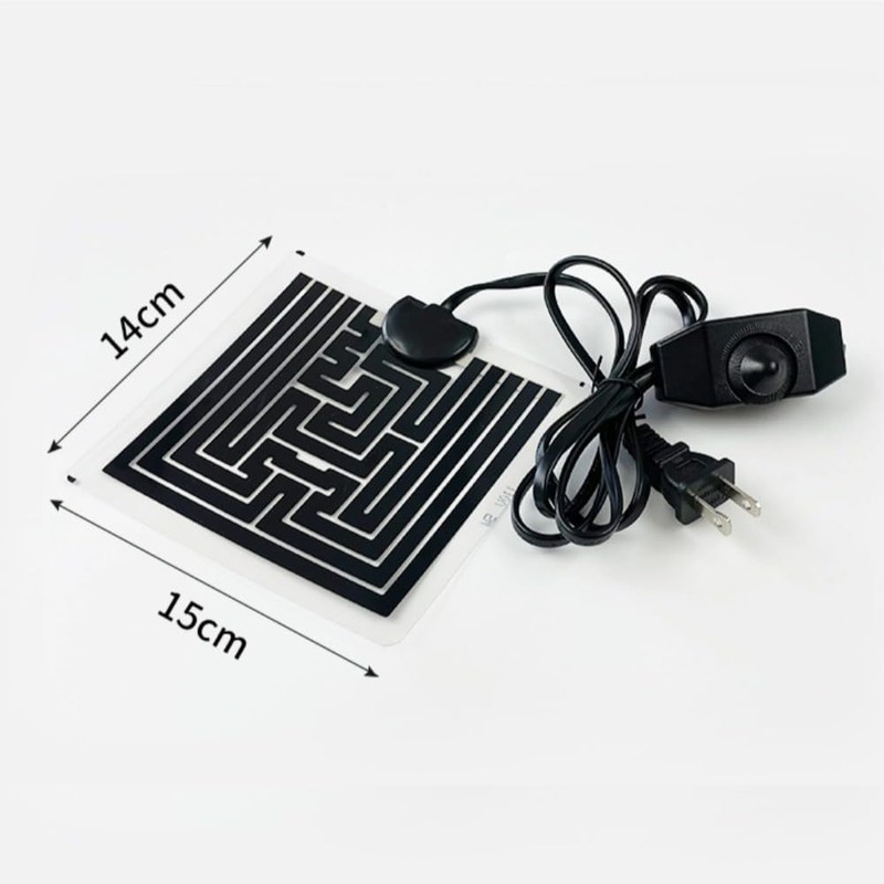 Itisyou Reptile Heater Mat Hamster Heater Panel Heater 110V/5W 15cm*14cm