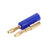 10PCS Banana Plugs 4mm Audio Jack Connector Solderless Six Blade