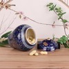 Exquisite Enamel Ginger Jar-Handcrafted Yuan Dynasty General-Inspired Design, Traditional Chinese