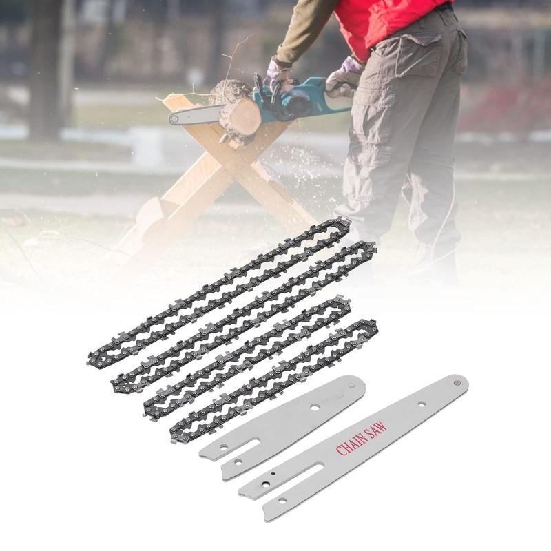 RANNYY Mini Chainsaw Replacement, 4" 6" Mini Chainsaw Replacement Portable