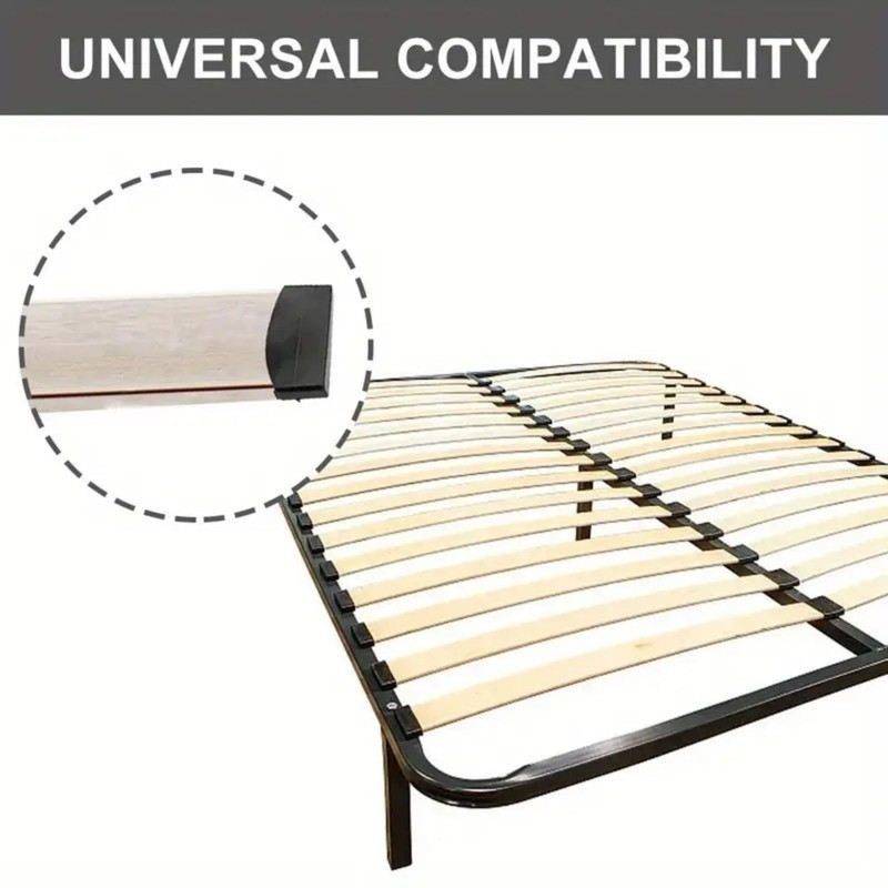 YEDJFFIYO 12 PCS Plastic Bed Slat Caps, Side and Center