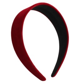 Haarreif, Weinrot Haarreif, Haarreifen Damen Breit, Haarschmuck Für Damen Mädchen, Den Alltag, Partys, Karneval, Weihnachten Und Besondere Anlässe