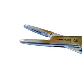 Dentaplex Self Locking Pliers Suturing Piercing Clamp Fishing Forceps Tweezers Pincers for Stud Ball earings Holder Screw Removal Tool Surgical Veterinary Crafting Soldering DIY Use