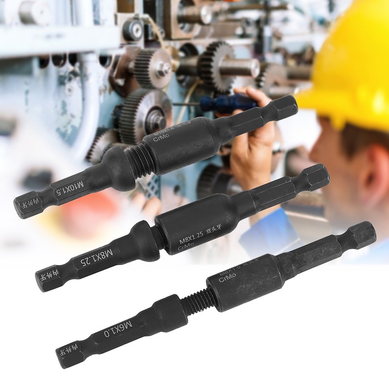 6PCS Air Screwdriver Socket 1/4 Inch Shank for In&amp;External Double