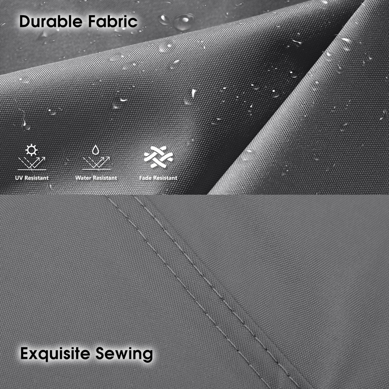 MASTERCANOPY Grill Gazebo Replacement Canopy Top for Model L-GG001PST-F (Gray)