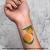 Azeeda 4 x 'Zitronen am Baum ' Temporäre Tattoos -