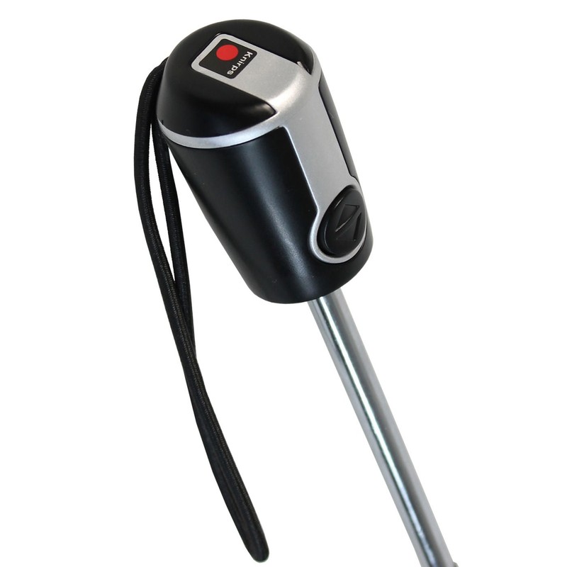 Knirps Regenschirm Taschenschirm Large Duomatic Polka Dots - red-White