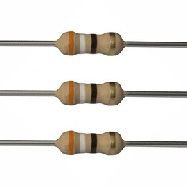 E-Projects 100EP51439R0 39 Ohm Resistors, 1/4 W, 5% (Pack of 100)