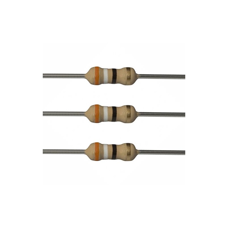 E-Projects 100EP51439R0 39 Ohm Resistors, 1/4 W, 5% (Pack of