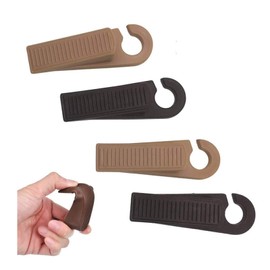 Sendowtek Goma Topes de Puerta, Tapón de Goma de la Puerta, 4 Piezas Cuñas para Puerta Protectores de Dedo para Casa Oficina, Funcionan en Cualquier Tipo de Superficie