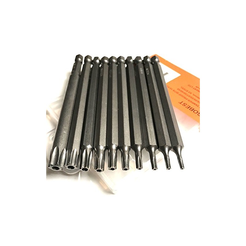 GOBEST magnetic security torx screwdriver bits set 10 pcs extra
