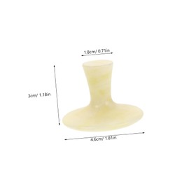 FRCOLOR Gua Mushroom Massage Tool for Facial Aging and Relaxation Stone for Home and Compact Design for Travel and Hot